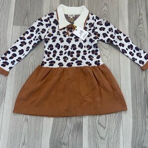 Finding FoxTale Girls Wild Side Sweater Dress Size 5 NWT